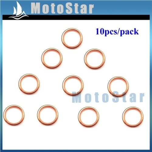 10x ID=25mm OD=32mm Exhaust Pipe Gasket For Pit Dirt Motor Bike Motocycle ATV Quad 4 Wheeler 50cc 90cc 110cc 125cc 140cc