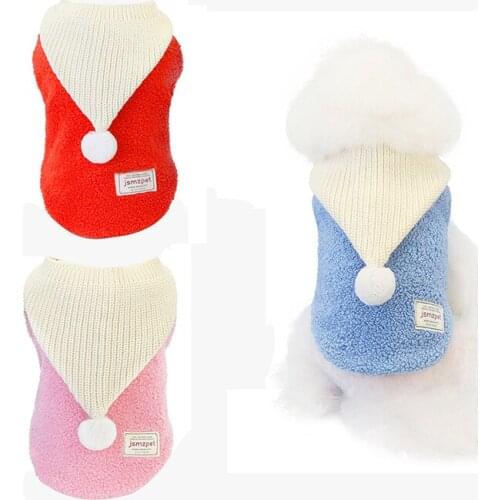 Pet Cute Autumn Winter Hoodie Sweater Dog Clothes For Puppy Kitten Pet Cotton Warm Coat Jacket Clothing Chihuahua Dog Costume