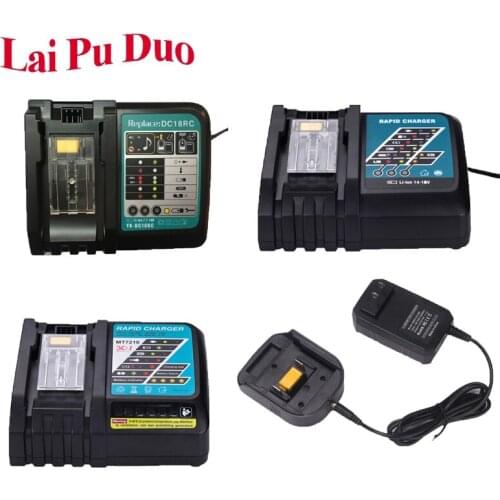 For Makita 14.4V 18V Replacement Power Tool Li-ion Battery Charger MT7218 6.5A DC18RA DC18RC 3A For BL1830 BL1430