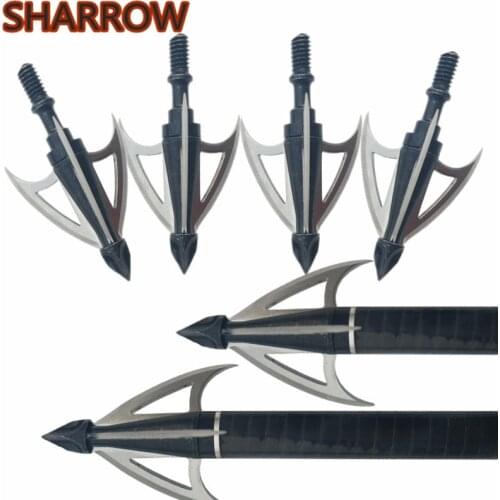 3/4/6/9/12Pcs 3 Fix Blade Broadhead Arrowhead Steel Arrow Tips 100Grain For Compound Recurve Bow Outdoor Shooting Accessories