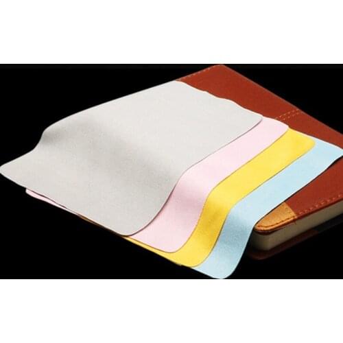10pcs/lots High quality Chamois Glasses Cleaner 100*100mm Microfiber Glasses Cleaning Cloth For Lens Phone Screen Cleaning Wipes
