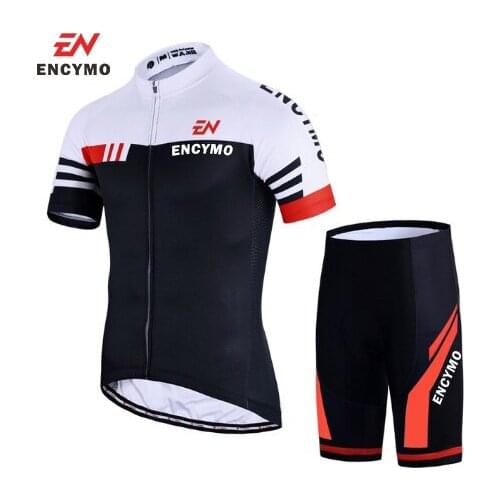2022 Cycling Sets Bike uniform Summer Cycling Jersey Set Road Bicycle Jerseys ENCYMO Bicycle Wear Breathable Cycling Clothing