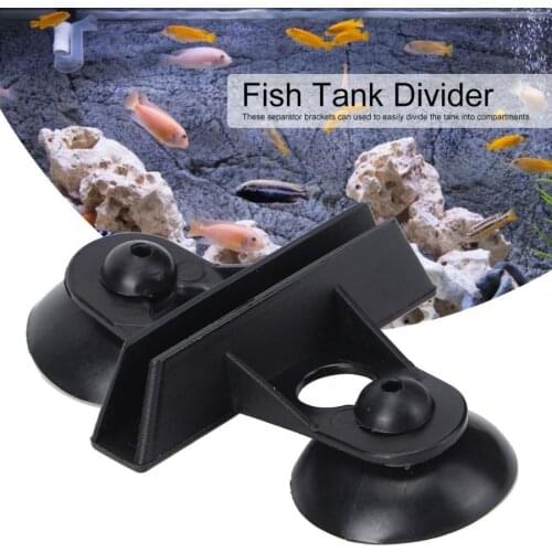 40PCS PVC Aquarium Fish Live Plants Diffuser Air Tank Suction Cup Separating Board Divider Support Clip Connector Adapter Tools