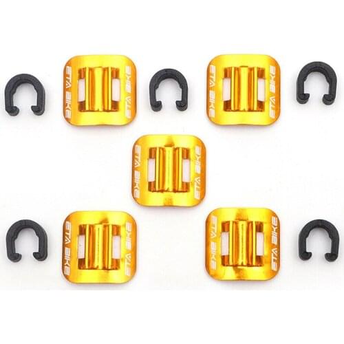 5 X Brake Cable Buckles Road Bike Clamp Clip Claw Cord Holder Tools Bicycle kit