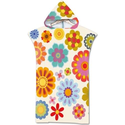 Microfiber Hooded Bath Towel Cloak for Adults Women Bathrobe Bohemian Printed Swimming Beach Towels Surf Poncho Beachwear toalla