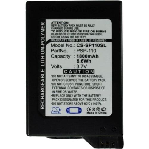 CameronSino for SONY PSP-1000 PSP-1000G1 PSP-1000G1W PSP-1000K PSP-1000KCW PSP-1001 PSP-1006 PSP-110 battery