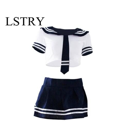 Cosplay Sexy Women Student Uniform Costume Lstry Sexy Underwear Sex Roleplay Erotic Women Lingerie Set Lenceria Porn Costumes
