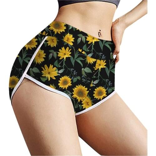 Sunflower Print Leggings Sport Women Fitness Plus Size Leggings Sport Women Fitness Short Sports Leggings For Women Gym Leggins