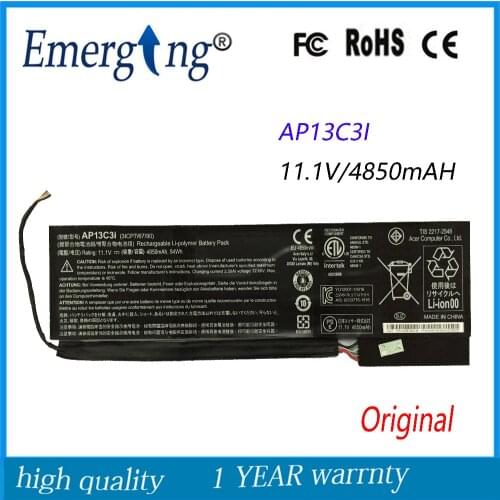 New 11.1v Original AP13C3i Laptop Battery for acer P3-131 X313 AP13C3i