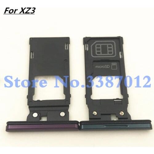 Sim Card Holder Reader For Sony Xperia XZ3 H8416 H9436 H9493 Sim Card Tray Replacement