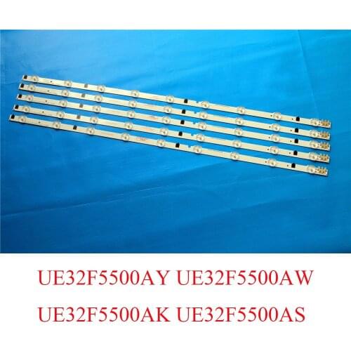 5 Piece LED Backlight Strip For Samsung UE32F5500AY UE32F5500AW UE32F5500AK UE32F5500AS TV LED Bars Replacement Backlight Strips
