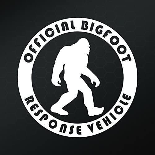 Bigfoot Response Vehicle Vinyl Decal Sticker | Cars Trucks Vans Walls Laptops Cups | White | 5.5 inches | KCD906W