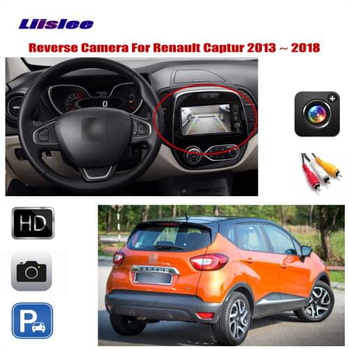 Car Reverse Rear View Camera For Renault Captur 2013-2017 2018 Compatible Original Screen Parking Backup CAM HD CCD