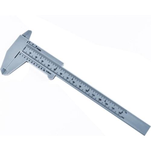 1pc 150mm Sliding Vernier Caliper Double Scale Eyebrow Ruler Makeup Permanent Tattoo Measuring Tools High Precision