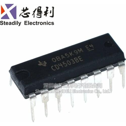 10pcs/lot Original Cd4503be Six Three-State in-Phase Buffer Dip-16 Chip Cd4503