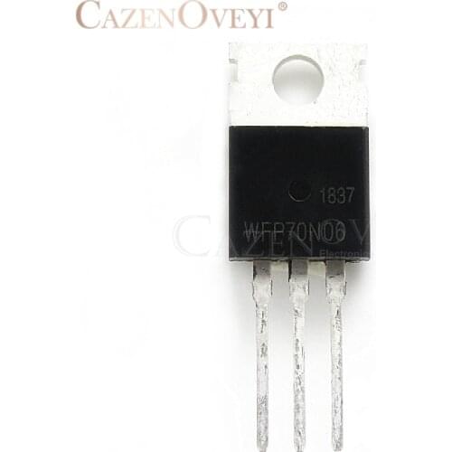 10pcs/lot WFP70N06 FP70N06 RFP70N06 70N06 TO-220 60V 70A In Stock