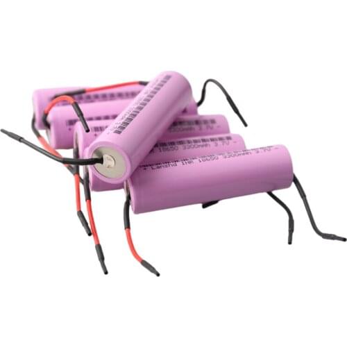 4pcs 18650 battery lithium Li ion 3.7v batteries 18650 33E 3300mAh VTC7 +DIY Nickel 100% Original