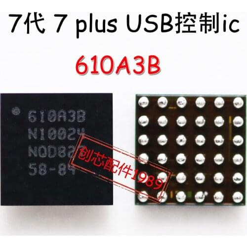 5-50pcs for iphone 7 7plus usb charger ic BGA 36 pins 610A3B U2