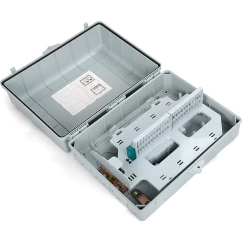 72 core Optical Fiber Distribution Box With SC Adapter Pigtail 1 : 64 Optic Splitter FTTH CATV factory wholesale Single mode