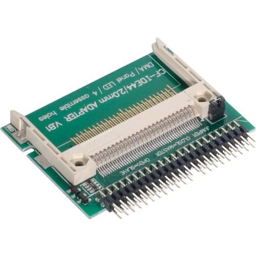 Cablecc CF Compact Flash IDE 44 Pin Male to CF Compact Flash Male Adapter Connector