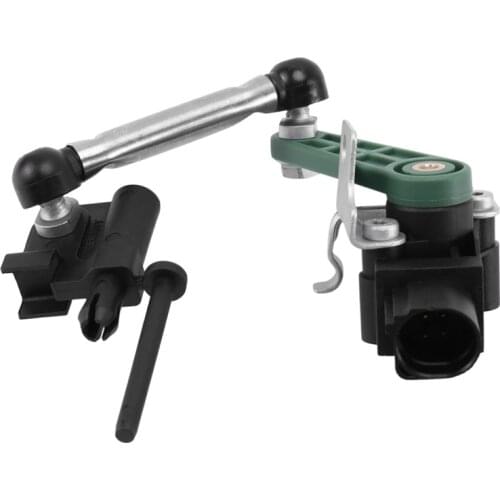 7P0616214 Front Right Headlight Level Sensor with Poles for Touareg 7P5 7P6-Porsche Cayenne 3.0 3.6 4.2 V6