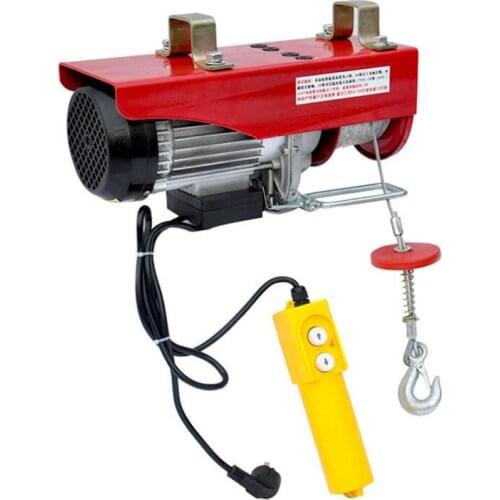 400/800KG 220V Mini hoist electric crane hoisting machine with wire rope pulling PA600 110v/220v