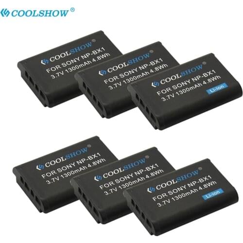 NP-BX1 Batterie Camera for Sony DSC RX1 RX100 AS100V M3 M2 HDR-AS300 HX300 HX400 HX50 GWP88 WX350 npbx1 1300mah Battery