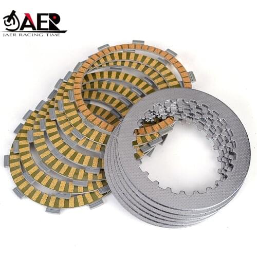 JAER Clutch Friction Plates for Honda VT600 Shadow VLX Deluxe 1993-2007 NV600 Shadow 600 22201 MAL600 KM4000 KE1000 MAE000