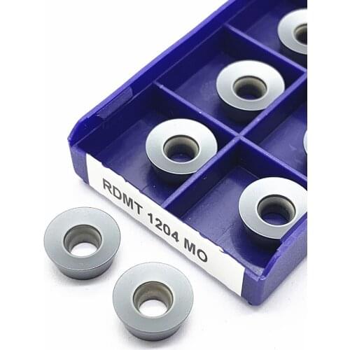 Lathe Tools 10 pieces RDMT1204 MO LINN External Turning Tool Carbide Insert CNC Blade Tool Parts