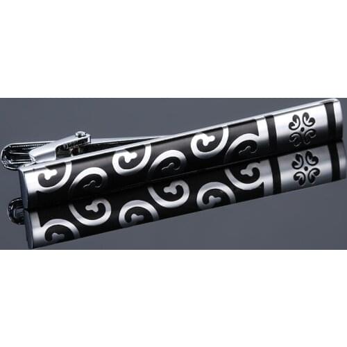 Classic flower Tie Clip for Men High Quality Necktie tie bar clasp tie clip Hand color For Wedding Party Brand Jewelry