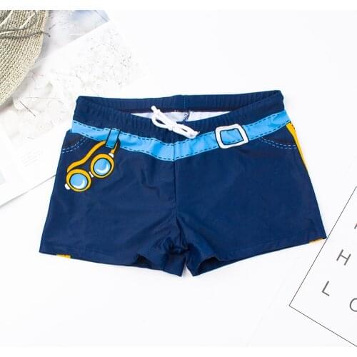 Bandage Print Kids Boy Swimsuit Pants Age 2-8 Years Cute Swim Trunks Shorts Breathable Boys Swimwear Swimming Trunk Summer 109-1
