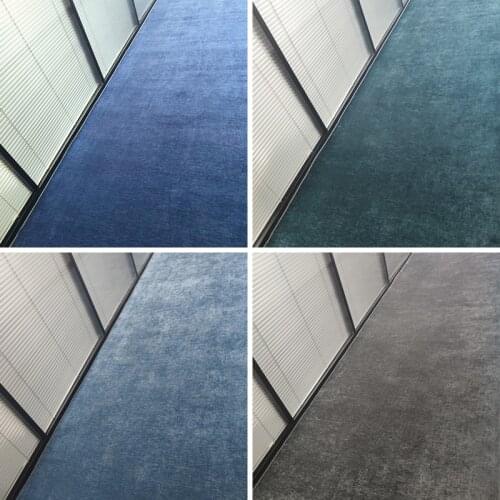 Nordic Solid Color Corridor Hallway Carpets Hotel Aisle Long Rug Decor Anti-Slip Entrance Rug Stair Carpet Floor Rugs Door Mat