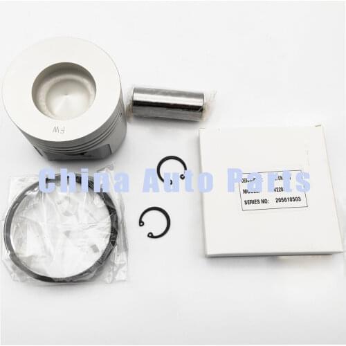 1 Set STD Piston Set & Pin & Ring kit forKubota V2203-DI V2203-DI-EH4 Engine