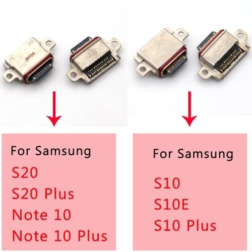New Charger Charging Connector USB Port Dock Connector Plug For Samsung Galaxy S10 Plus S10e S20 Note 10 Plus Replacement Parts