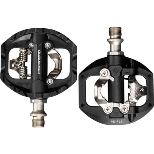 Recreational Vehicle Aluminum Alloy Bearing Single-sided Pedal with Cleats Mountain Bike Single-sided Self-locking Pedal