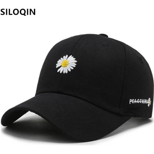 SILOQIN fashion sports cap cotton baseball caps for women snapback cap womens hat adjustable washable embroidery tongue cap new