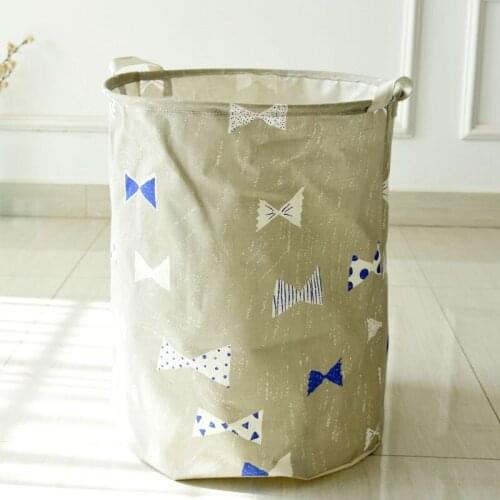 Folding Storage Baskets Household Decor Laundry Basket Linen Waterproof Dirty Clothes Barrel Laundry Storage Box