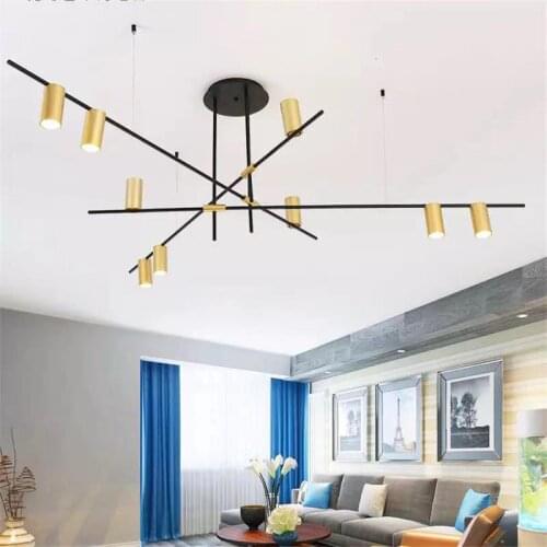 Nordic industrial lamp luminaire iron Loft bedroom LED pendant lights pendant lights hanging lamp for living room cafe