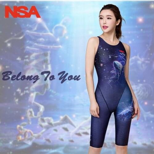 Athletic Waterproof Swimsuit For Women Professional Water Sport Racing Swimwear One Piece Female Monokini Bathing Beach Suit