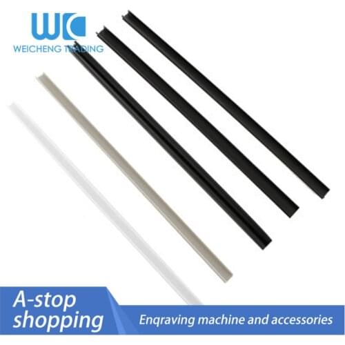 1pc 1m Aluminum profile seals edge strips decorative strips hard flat seals dustproof strips 20/30/40 aluminum profile seals