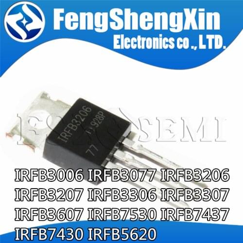 10pcs IRFB3077 TO-220 IRFB3077PBF TO220 IRFB3077GPBF 75A 210A FB3077 N-Channel MOSFET Transistor