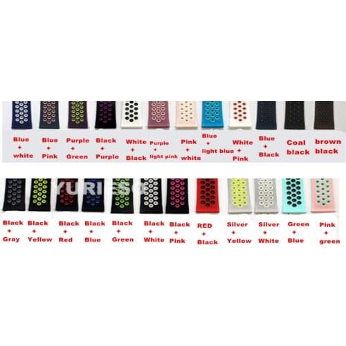 100pcs 20mm and 22mm Silicone Watch Band