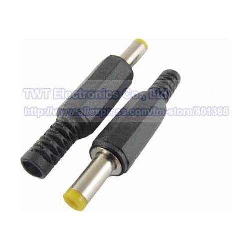 4.8x1.7mm DC Power Male Plug Connector Adapter ,Plastic Handle , Yellow Head, DIY ,4.8/1.7, 10pcs , Free shipping