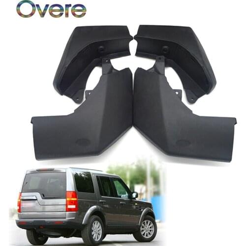 OVERE Car Front Rear Mudguards For Land Rover Discovery 3 2004 2005 2006 2007 2008 Car-styling 1Set Mudflaps Accessories Fenders
