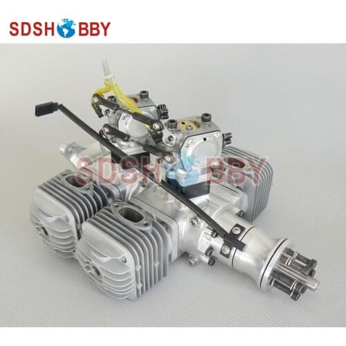 DLA128 CNC Processed Gasoline Engine/Petrol Engine 128CC for Gas Airplane with Four Cylinders
