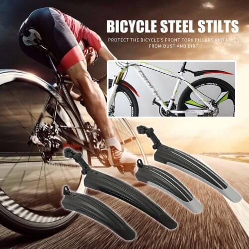 2x Mountain Bicycle Splash Fender Guard Rear Front Mudguard for 20-26 inch Bike Road Bike Mudguard Front Rear