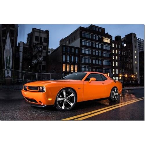 Challenger RT Shaker Muscle Car Canvas Painting Posters and Prints Wall Art Modern Home Decoration