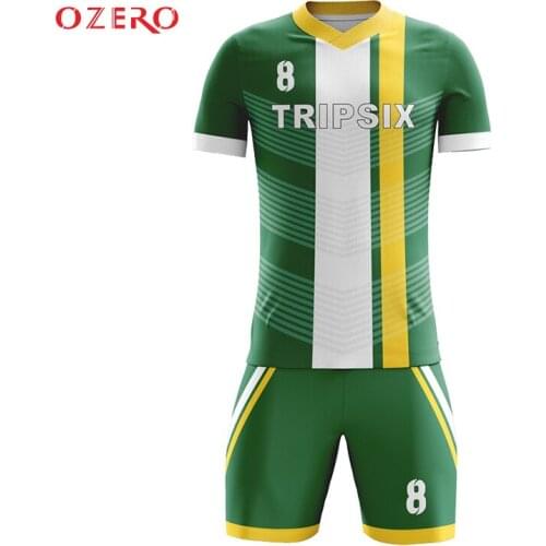 Creat your team soccer jersey custom sublimation 100% polyester soccer t-shirt factory price