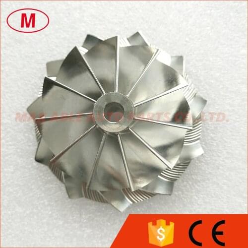 CT26 High Preformance Turbo Aluminum 2618/Milling/Billet Compressor wheel 53.11/71.00mm 11+0 blades Forward