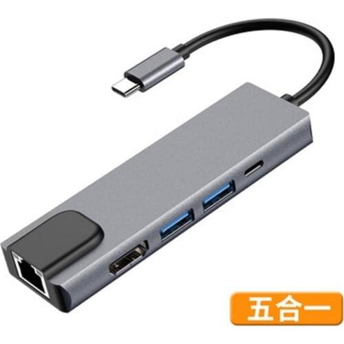 Typec docking station expands USB lightning 3hdmi projection accessories for Apple Mac notebook macbook